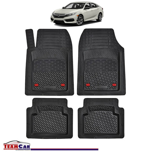 Covorașe Auto TeamCar® Tip Tăviță Compatibile Honda Civic 10 (2016–2021) - Sedan