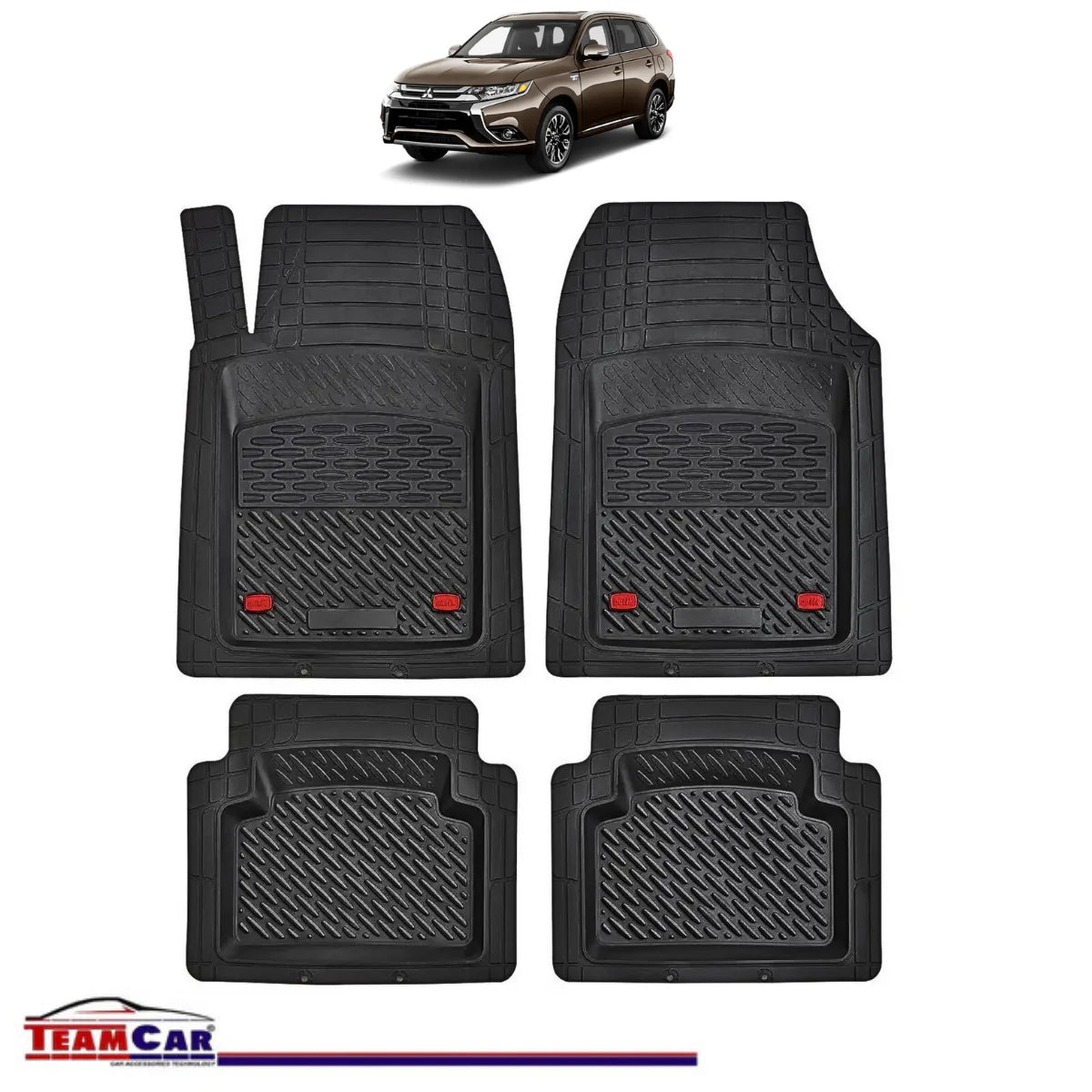 Covorașe Auto TeamCar®Tip Tăviță Compatibile Mitsubishi Outlander III (2012–2021) - Suv