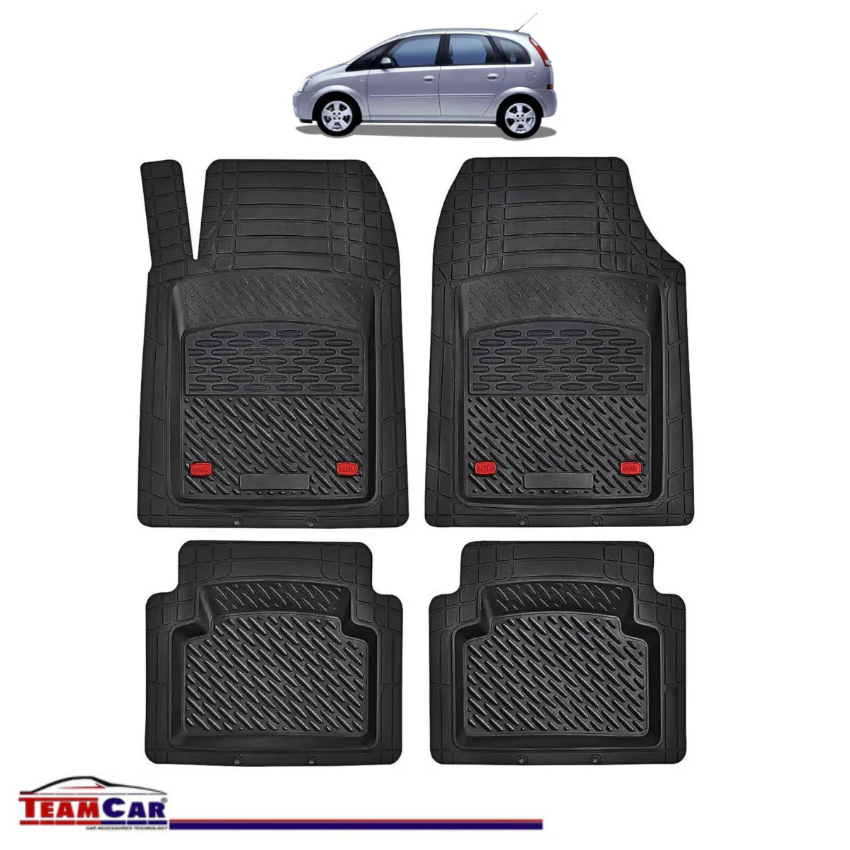 Covorașe Auto TeamCar® Tip Tăviță Compatibile Opel Meriva A (2003–2010) - Monovolum