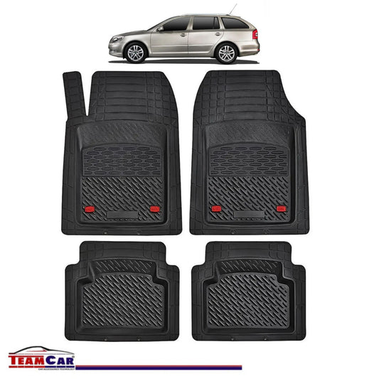 Covorașe Auto TeamCar® Tip Tăviță Compatibile Skoda Octavia II (2004–2013) - Combi