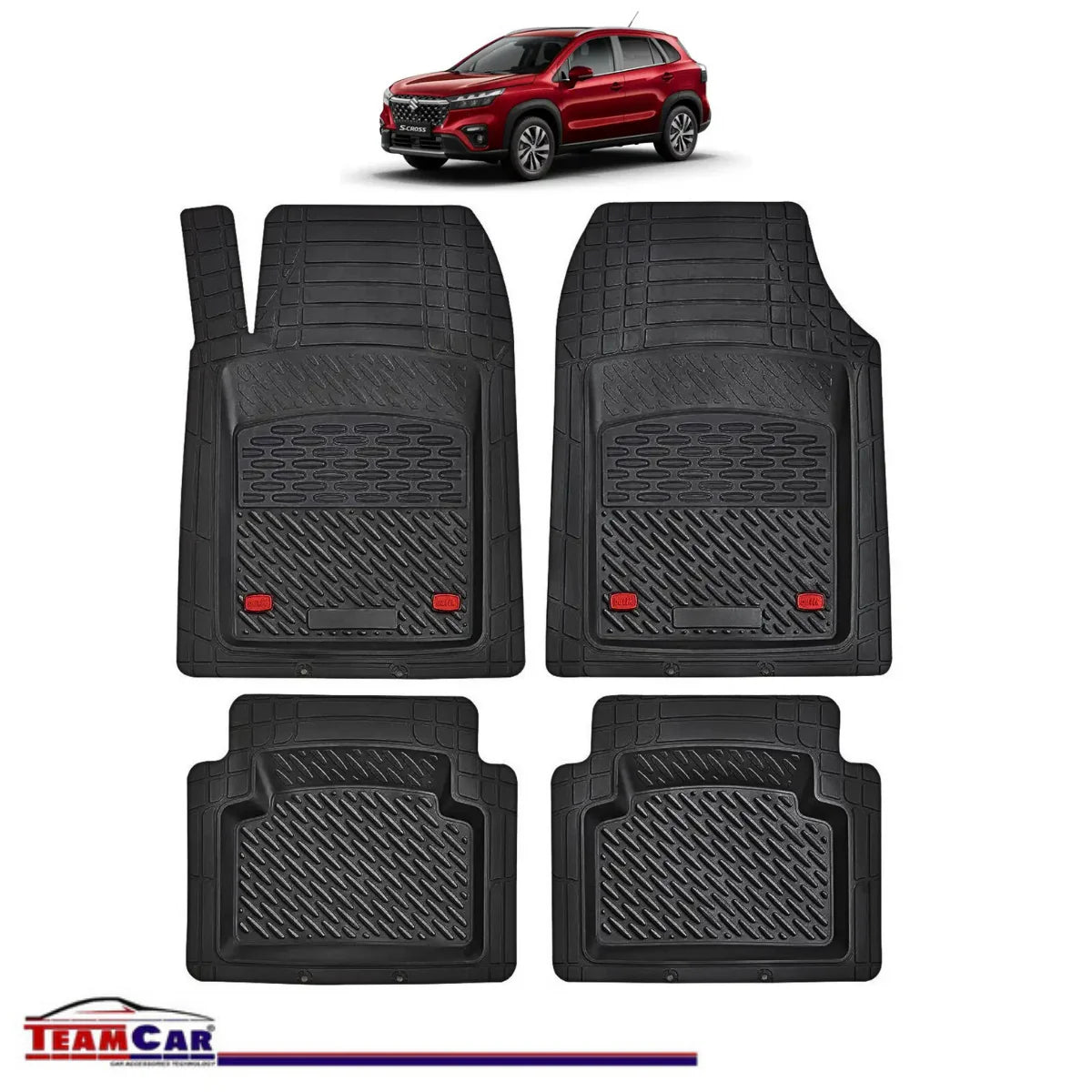 Covorașe Auto TeamCar® Tip Tăviță Compatibile Suzuki SX4 S-Cross II (2021–prezent) - Suv