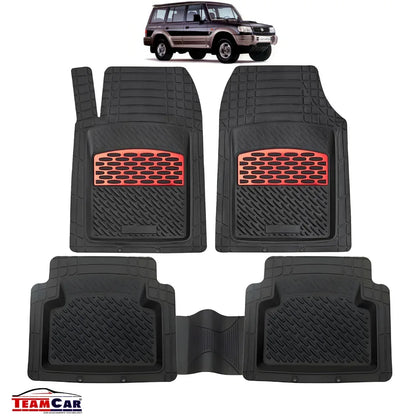 Hyundai Galloper Covorase Auto TeamCar®- Cauciuc Tip Tavita/ Red - 221.ro