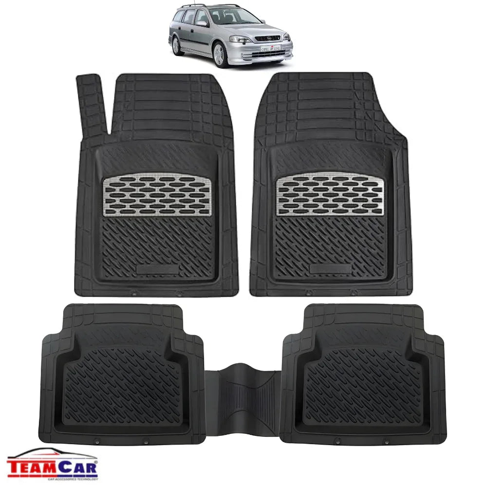 Opel Astra G Covorase Auto TeamCar® Tip Tăviță Compatibile (1998–2009) - Combi Silver - 221.ro