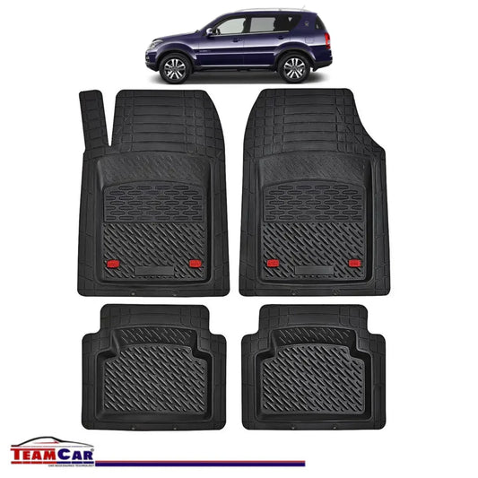 Covorase Auto TeamCar® Tip Tavita Compatibile SsangYong Rexton Generatia III (2012–2017) Negru Material Rezistent - 221.ro