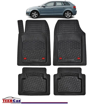 Covorase Auto TeamCar® Tip Tavita Compatibile Audi A3 8P Hatchback 5 uși (2003–2013) - 221.ro