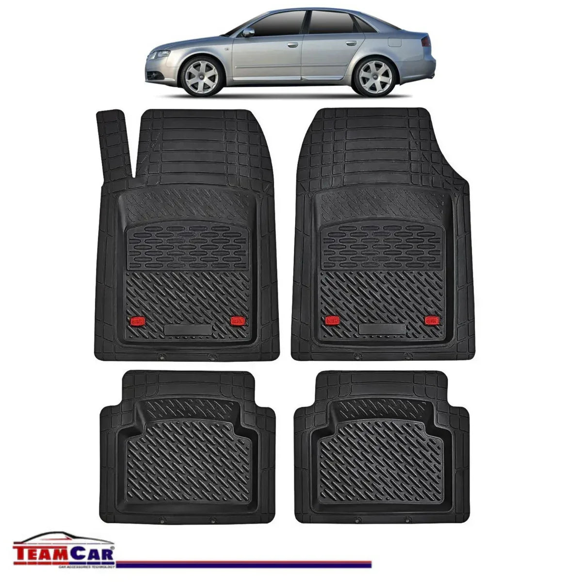 Covorase Auto TeamCar® Tip Tavita Compatibile Audi A4 B7 Sedan (2004–2008) - 221.ro