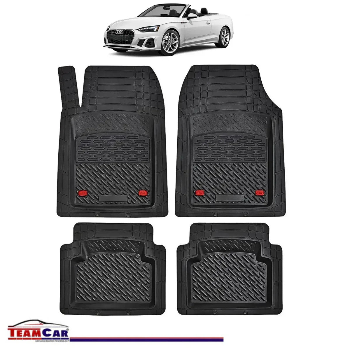 Covorase Auto TeamCar® Tip Tavita Compatibile Audi A5 F5 Cabriolet (2017–2025) - 221.ro