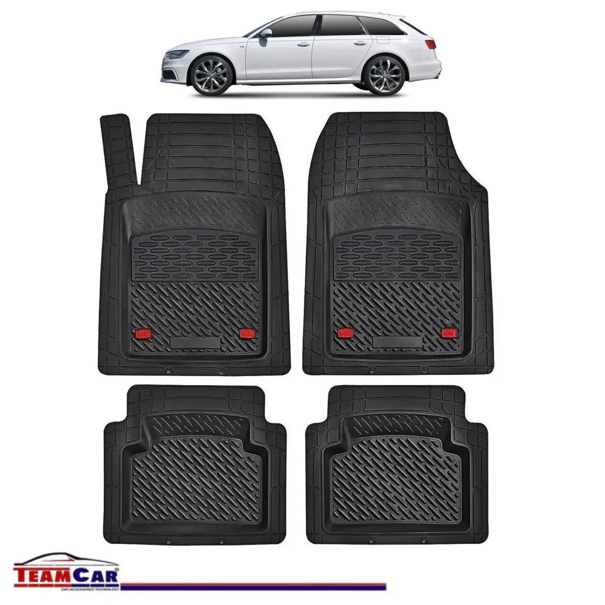 Covorase Auto TeamCar® Tip Tavita Compatibile Audi A6 C7 Avant, Break (2011–2018) - 221.ro