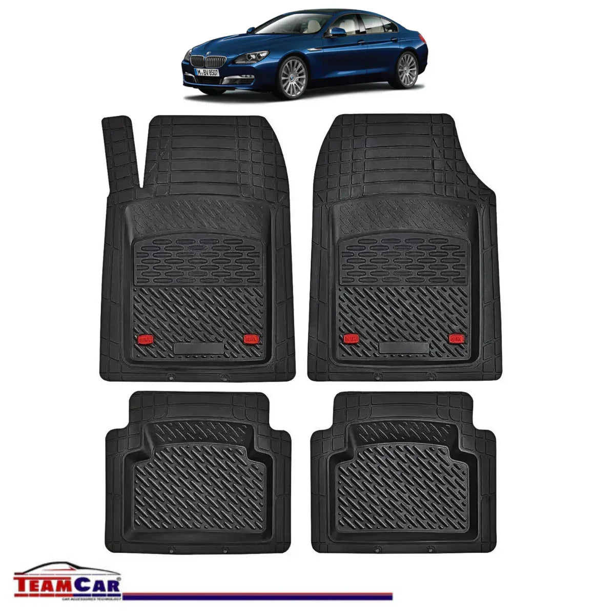 Covorase Auto TeamCar® Tip Tavita Compatibile BMW Seria 6 F06 Gran Coupé (2012–2018) - 221.ro