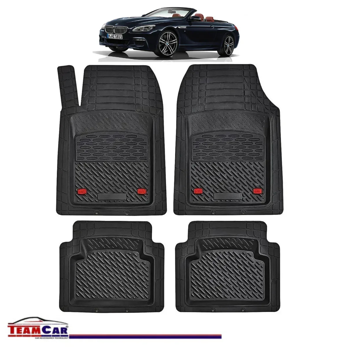 Covorase Auto TeamCar® Tip Tavita Compatibile BMW Seria 6 F12 Cabriolet (2011–2018) - 221.ro