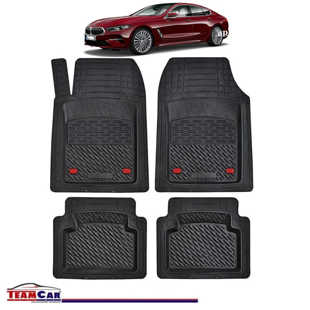 Covorase Auto TeamCar® Tip Tavita Compatibile BMW Seria 8 G16 Gran Coupé (2019–2025) - 221.ro