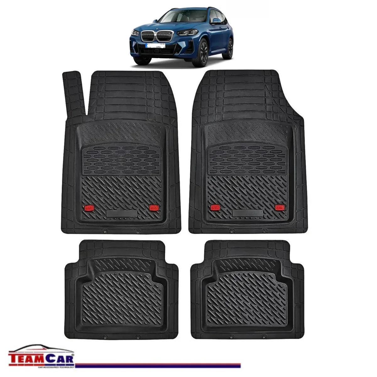 Covorase Auto TeamCar® Tip Tavita Compatibile BMW iX3 G08 Electric SUV (2020–2025) - 221.ro