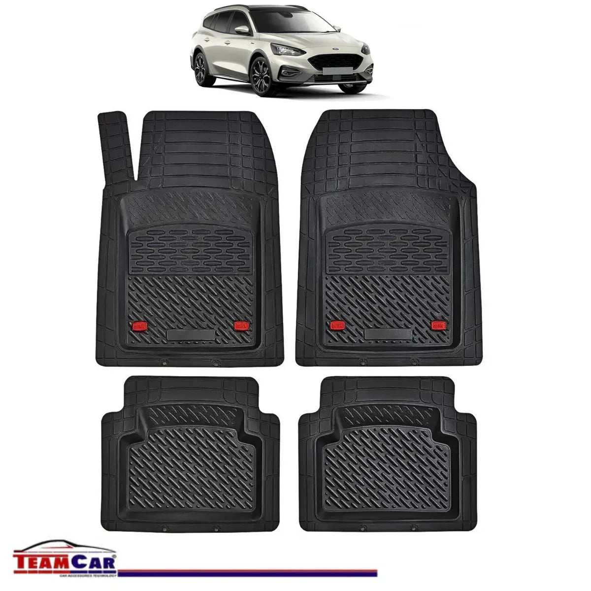 Covorase Auto TeamCar® Tip Tavita Compatibile Ford Focus 4 Active Crossover (2018–2025) - 221.ro