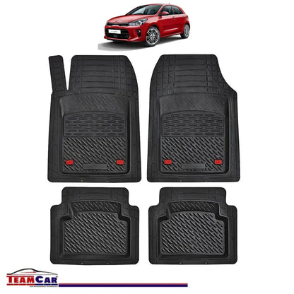 Covorase Auto TeamCar® Tip Tavita Compatibile Kia Rio Generatia IV (2017–2023) Negru Material Rezistent - 221.ro
