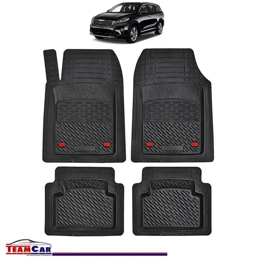 Covorase Auto TeamCar® Tip Tavita Compatibile Kia Sorento Generatia III (2014–2020) Negru Material Rezistent - 221.ro