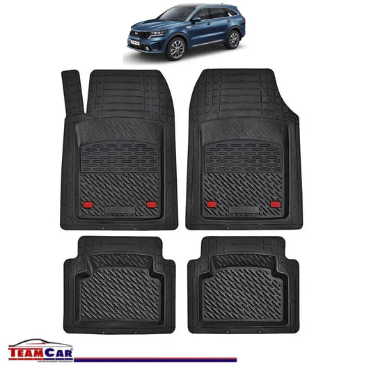 Covorase Auto TeamCar® Tip Tavita Compatibile Kia Sorento Generatia IV (2020+) Negru Material Rezistent - 221.ro