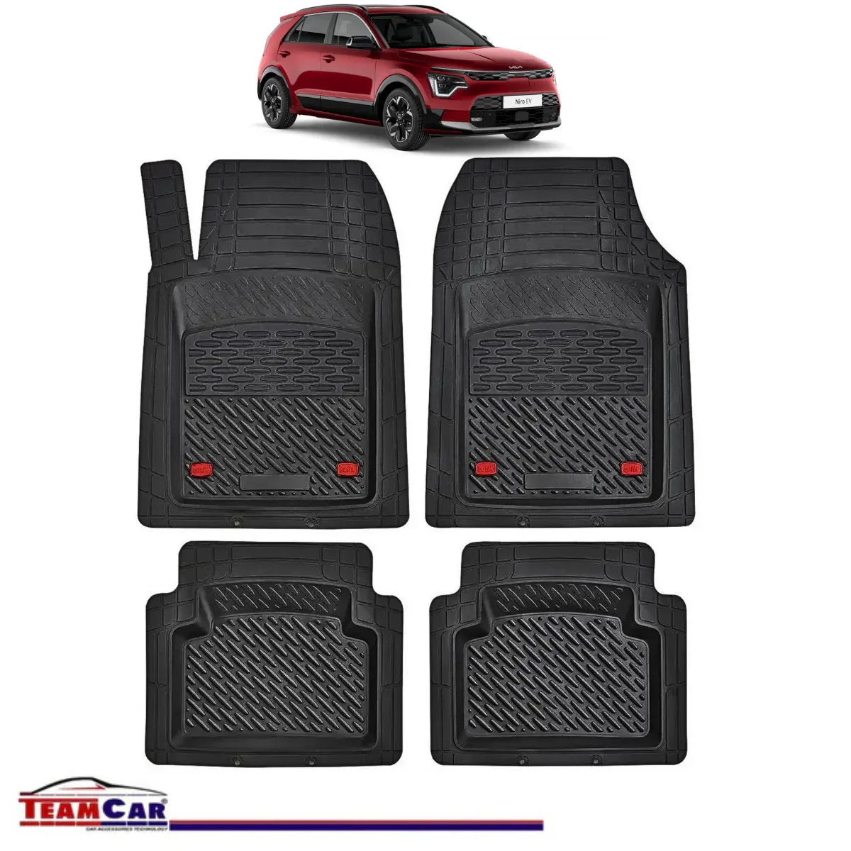 Covorase Auto TeamCar® Tip Tavita Compatibile Kia e-Niro 2018–2024 - 221.ro