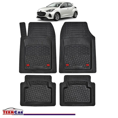 Covorase Auto TeamCar® Tip Tavita Compatibile Mazda 2 Generatia IV (2022+) Negru Material Rezistent - 221.ro