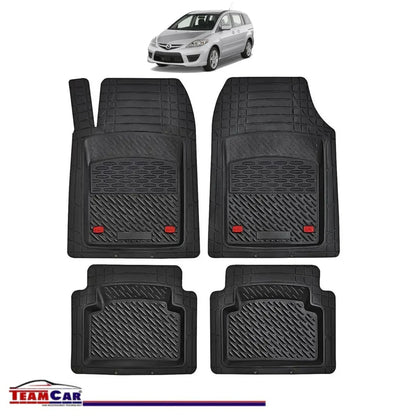Covorase Auto TeamCar® Tip Tavita Compatibile Mazda 5 Generatia I (2005–2010) Negru Material Rezistent - 221.ro