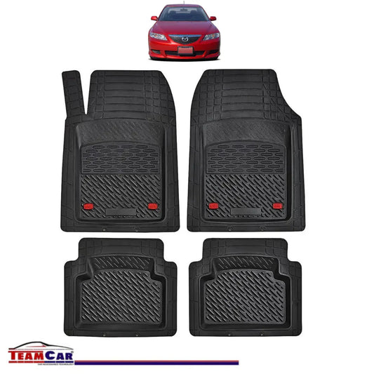 Covorase Auto TeamCar® Tip Tavita Compatibile Mazda 6 Generatia I (2002–2008) Negru Material Rezistent - 221.ro