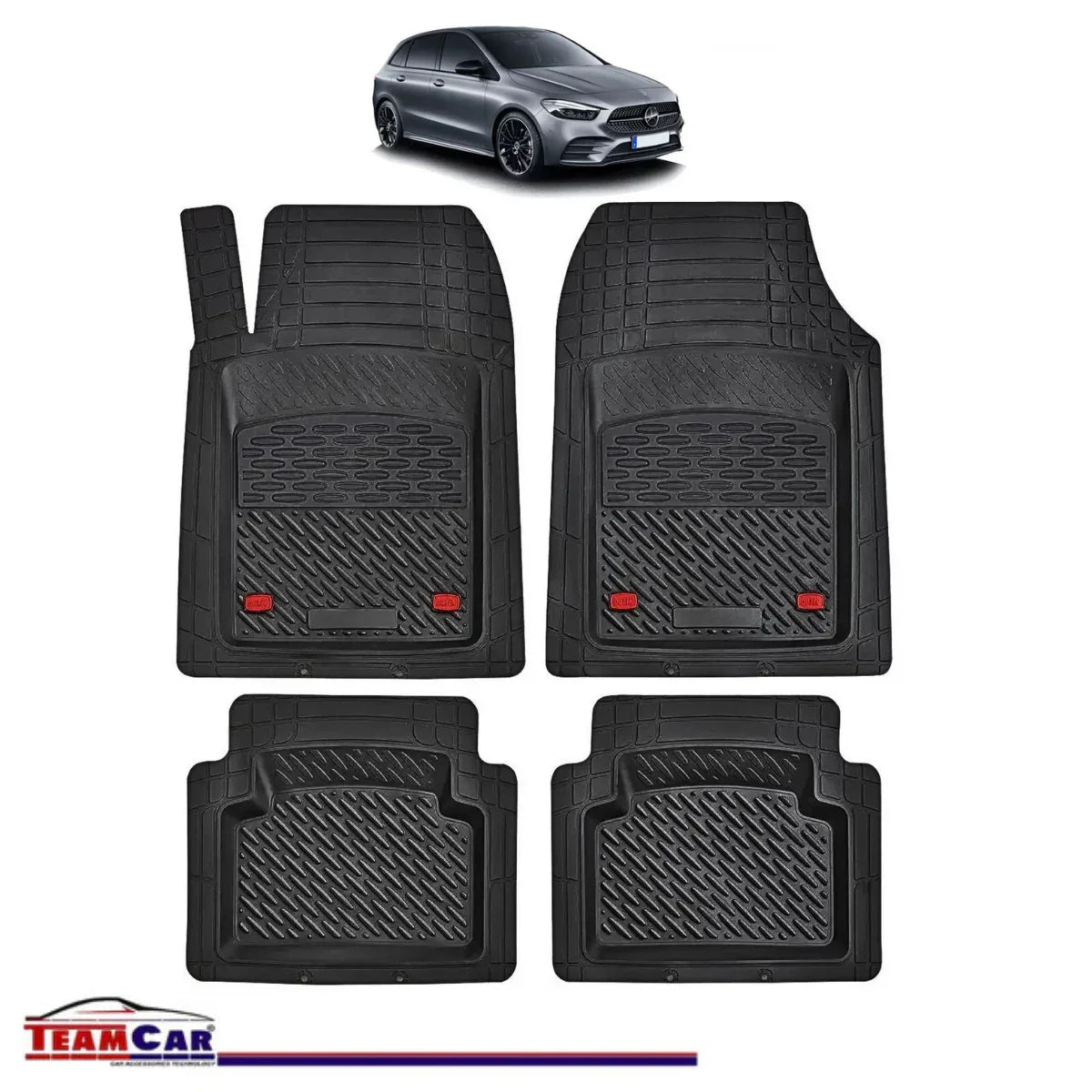 Covorase Auto TeamCar® Tip Tavita Compatibile Mercedes-Benz B-Class W247 MPV (2018–2025) - 221.ro