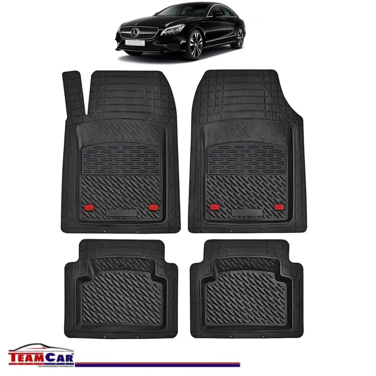 Covorase Auto TeamCar® Tip Tavita Compatibile Mercedes-Benz CLS C218 Coupé (2011–2018) - 221.ro