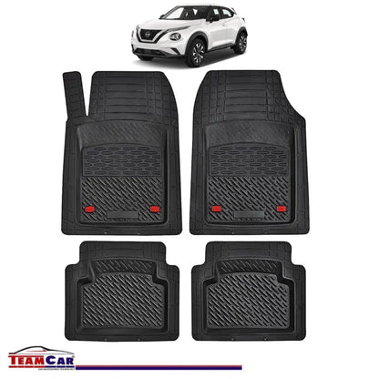 Covorase Auto TeamCar® Tip Tavita Compatibile Nissan Juke F16 (2019–prezent) Negru Material Rezistent - 221.ro