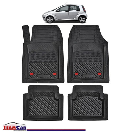 Covorase Auto TeamCar® Tip Tavita Compatibile Smart Forfour I (2004–2006) Negru - 221.ro