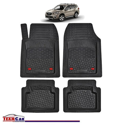 Covorase Auto TeamCar® Tip Tavita Compatibile Subaru Forester V (2018+) Negru Material Rezistent - 221.ro