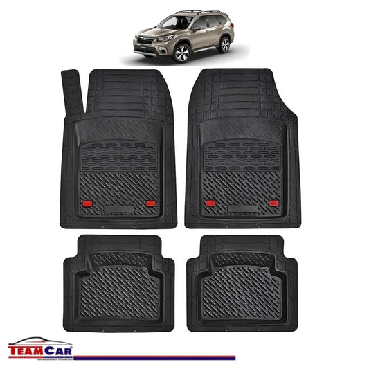 Covorase Auto TeamCar® Tip Tavita Compatibile Subaru Forester V (2018+) Negru Material Rezistent - 221.ro