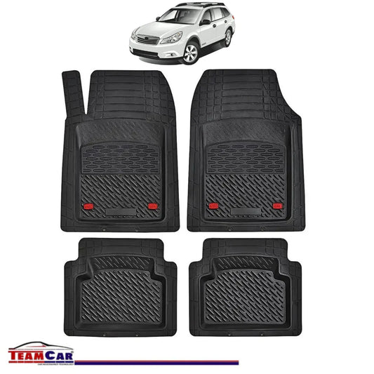 Covorase Auto TeamCar® Tip Tavita Compatibile Subaru Outback IV (2009–2014) Negru Material Rezistent - 221.ro