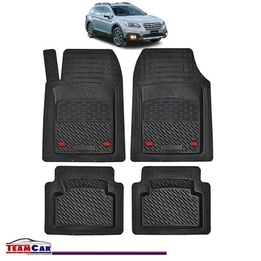 Covorase Auto TeamCar® Tip Tavita Compatibile Subaru Outback V (2014–2020) Negru Material Rezistent - 221.ro