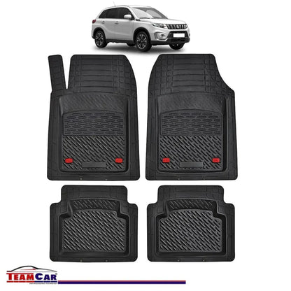 Covorase Auto TeamCar® Tip Tavita Compatibile Suzuki Vitara III (2005–2015) Negru Material Rezistent - 221.ro