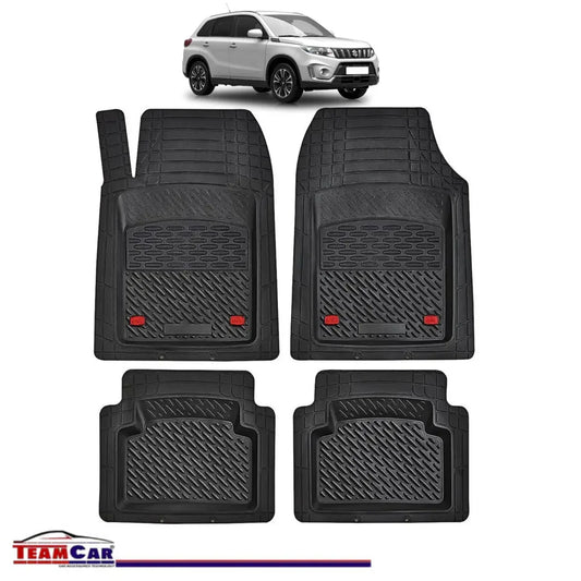 Covorase Auto TeamCar® Tip Tavita Compatibile Suzuki Vitara III (2005–2015) Negru Material Rezistent - 221.ro