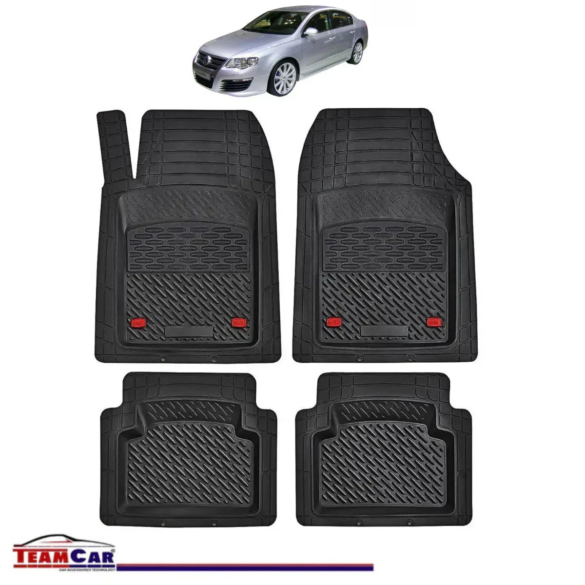 Covorase Auto TeamCar® Tip Tavita Compatibile Volkswagen Passat B6 Sedan (2005–2010) - 221.ro