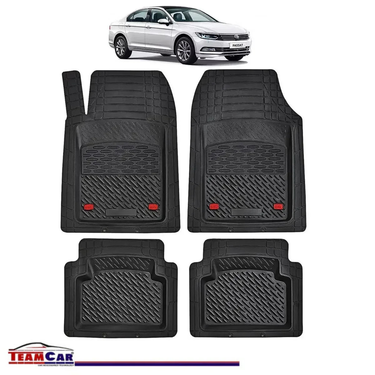 Covorase Auto TeamCar® Tip Tavita Compatibile Volkswagen Passat B8 Sedan (2014–2024) - 221.ro
