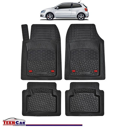 Covorase Auto TeamCar® Tip Tavita Compatibile Volkswagen Polo Mk5 (6R/6C) Hatchback 3 uși (2009–2017) - 221.ro