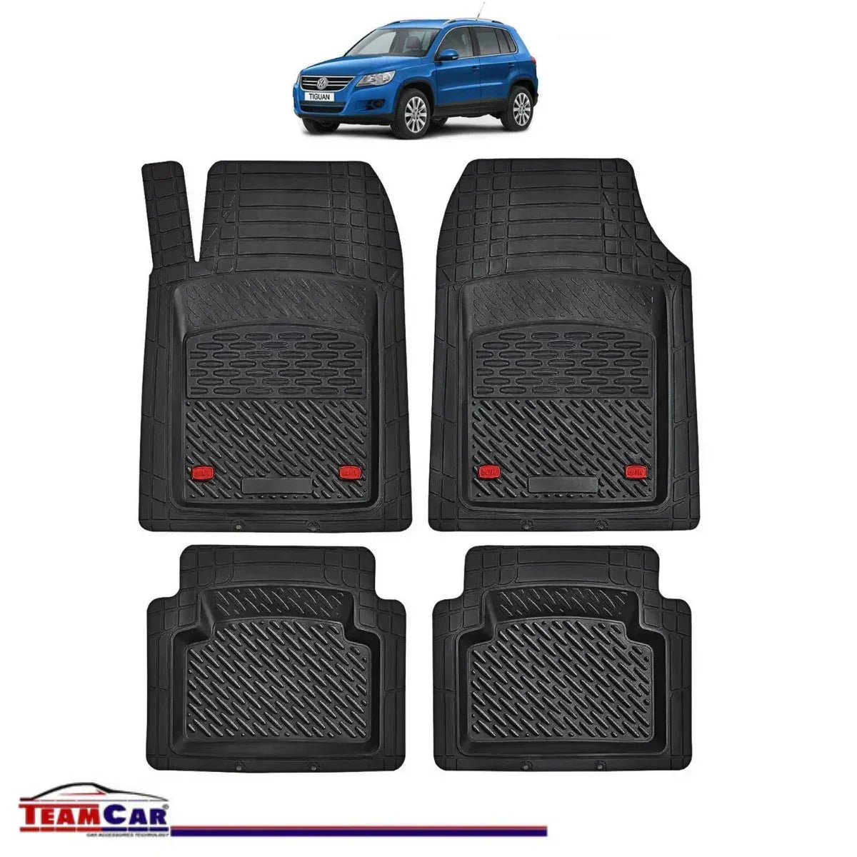 Covorase Auto TeamCar® Tip Tavita Compatibile Volkswagen Tiguan AD1 SUV (2007–2016) - 221.ro