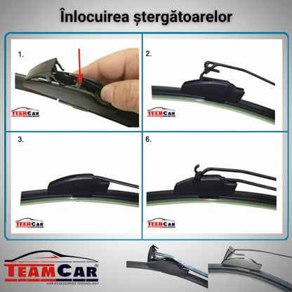 Ștergătoare BMW X3 E83 (2003–2006) Pre-Facelift Flat | Set Complet – TeamCar®