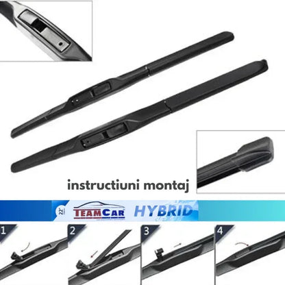 Stergatoare OPEL Astra G (1998–2004) TeamCar® Hybrid – Set fata - 221.ro
