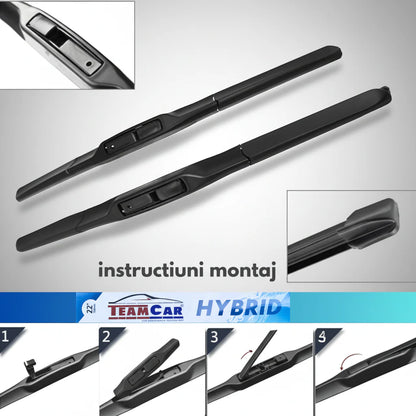 Ștergătoare BMW X3 E83 (2003–2006) Pre-Facelift Hibrid | Set Complet – TeamCar®