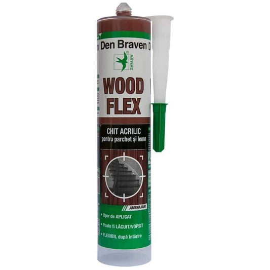 Chit acrilic parchet, 280 ml, wenge Den Braven / D12003755
