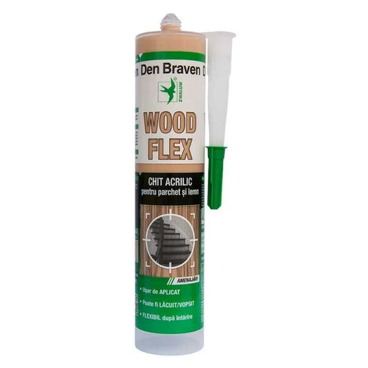 Chit acrilic pentru parchet, 280 ml, Woodflex, pin Den Braven / D12003759