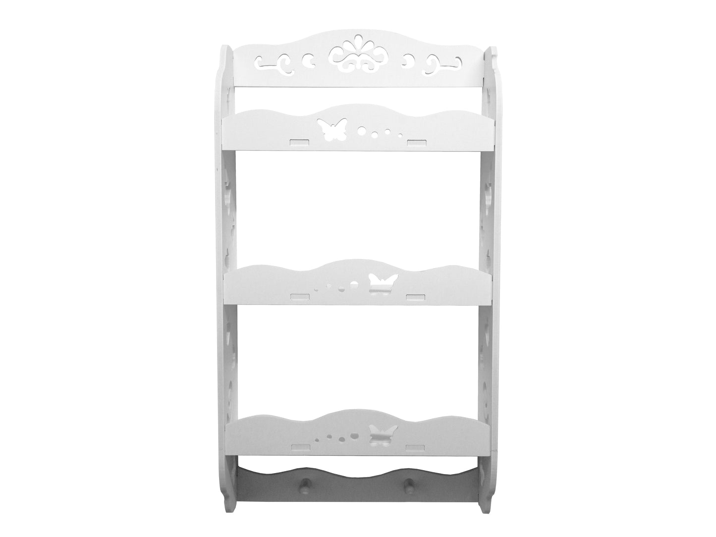Etajera cu 3 rafturi pentru baie, D126 PVC, 37*65*14 cm