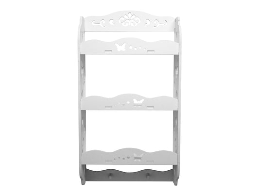 Etajera cu 3 rafturi pentru baie, D126 PVC, 37*65*14 cm