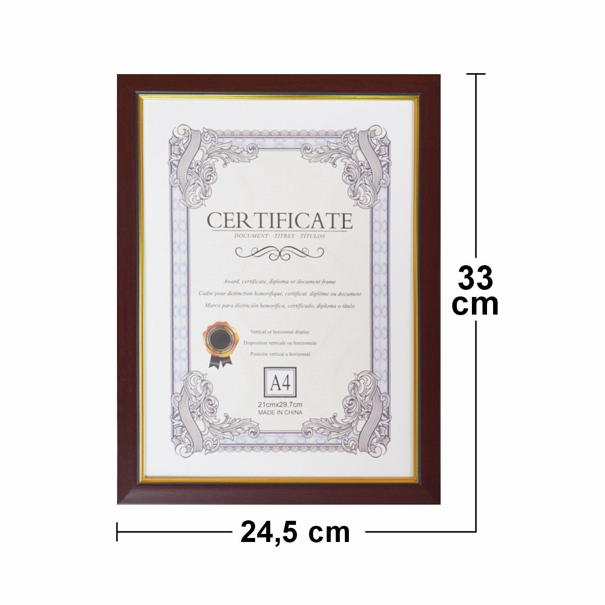 Rama foto A4, Naimeed D128, Maro-Auriu