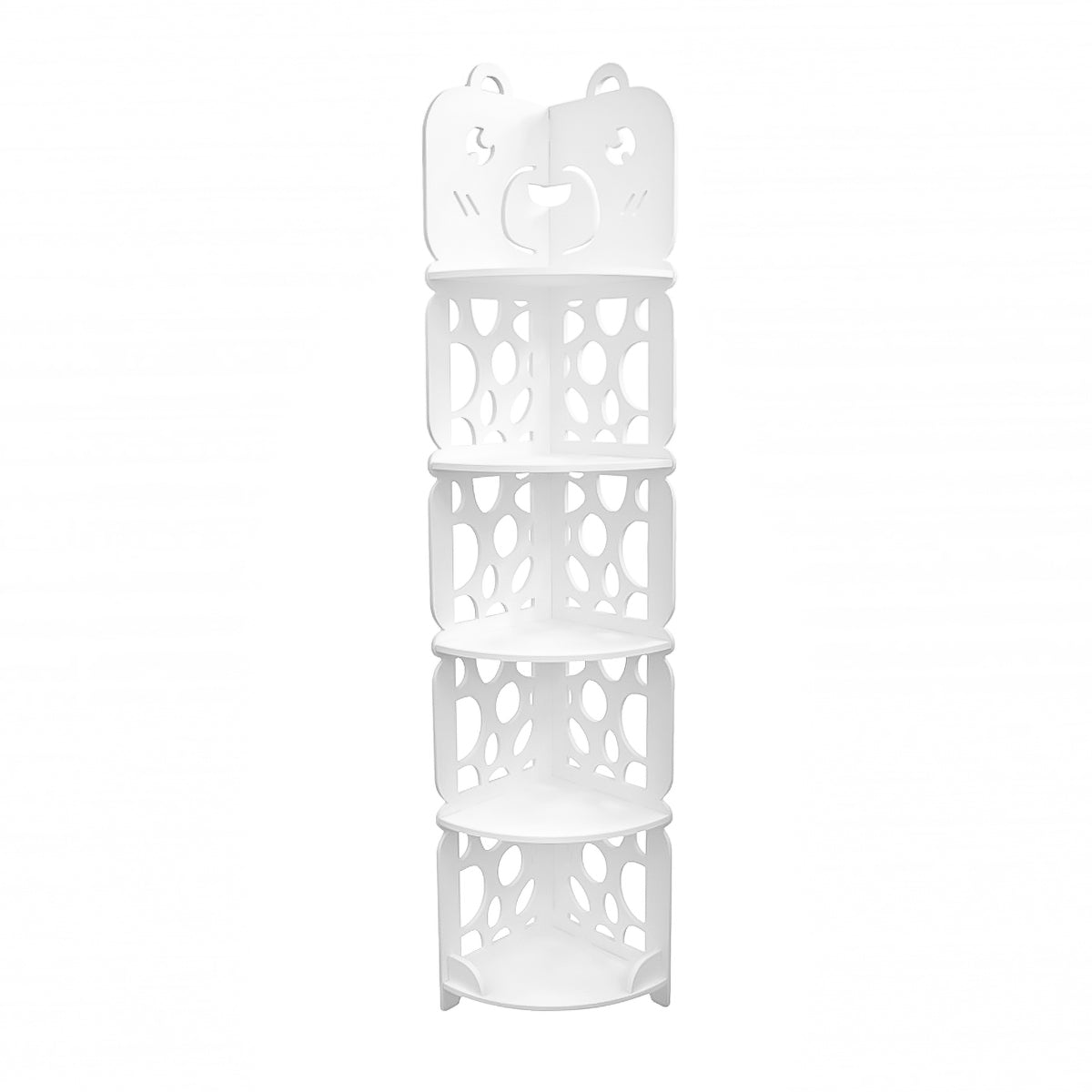 Coltar cu 5 rafturi pentru baie, D155, 21*119,5*22 cm