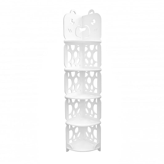 Coltar cu 5 rafturi pentru baie, D155, 21*119,5*22 cm