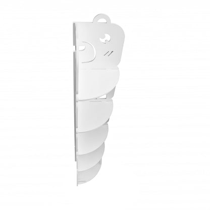 Coltar cu 5 rafturi pentru baie, D155, 21*119,5*22 cm