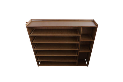 Pantofar din bambus, 10 rafturi, 130*119*28 cm, D184